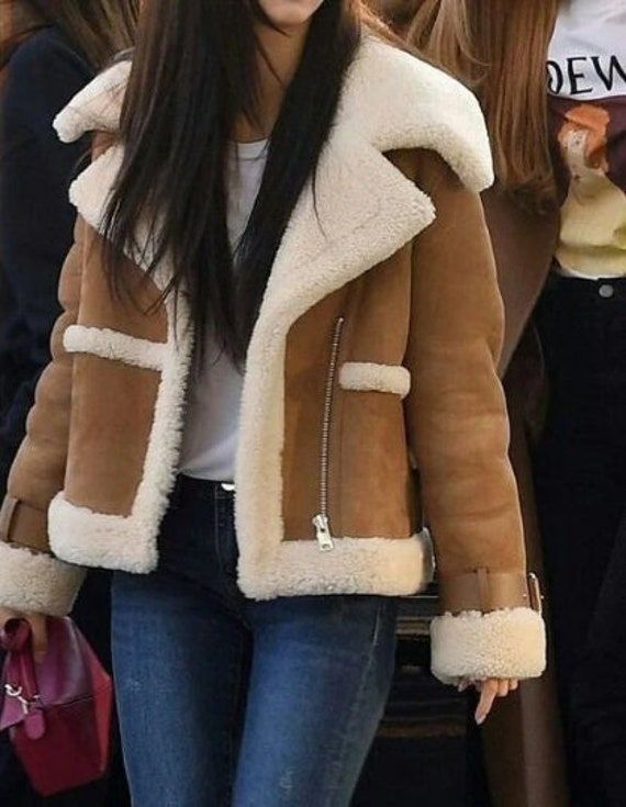Matching Shearling Jackets, Coats, and Vests with Jeans  A Stylish Guide