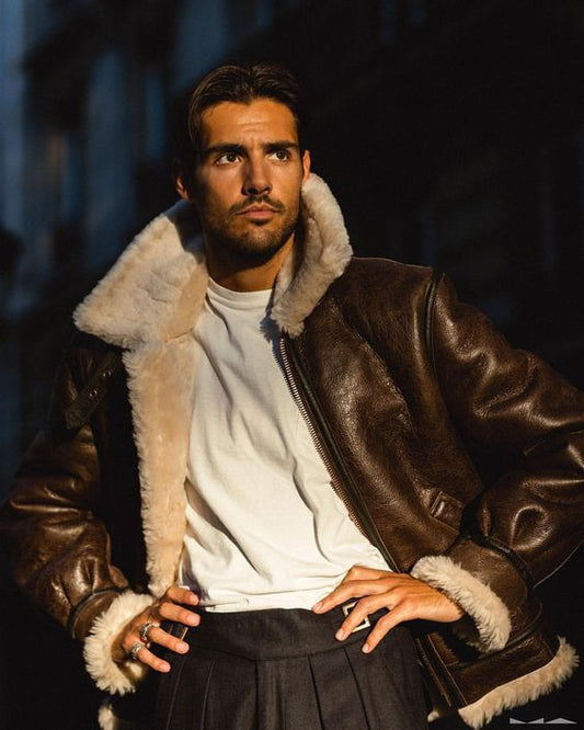 Luxurious Warmth: The Timeless Appeal of Sheepskin Shearling Leather Coats
