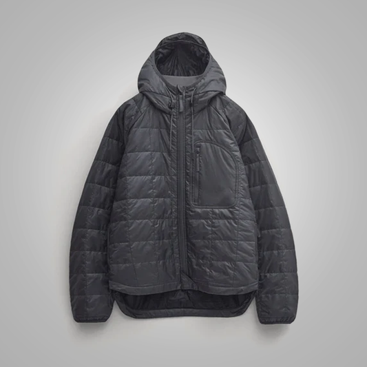 New Men’s Black Hooded Parka & Puffer Leather Jacket