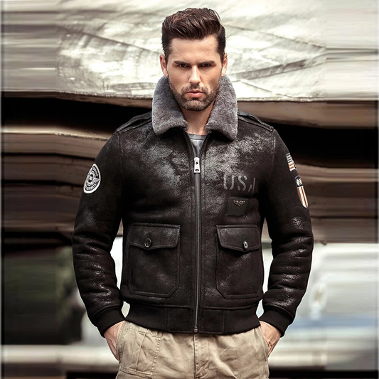 Shearling jackets | Sheepskin leather jackets | Best shearling jacket ...