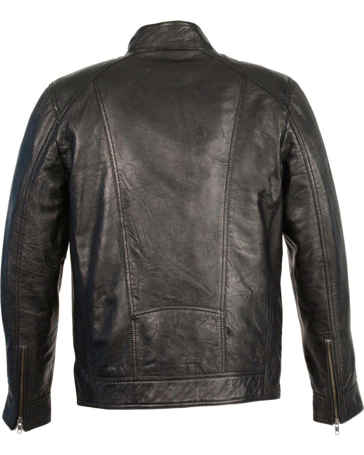 Men's Sheepskin Moto Leather Jacket
