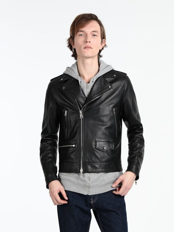 shearling jacket | leather jacket