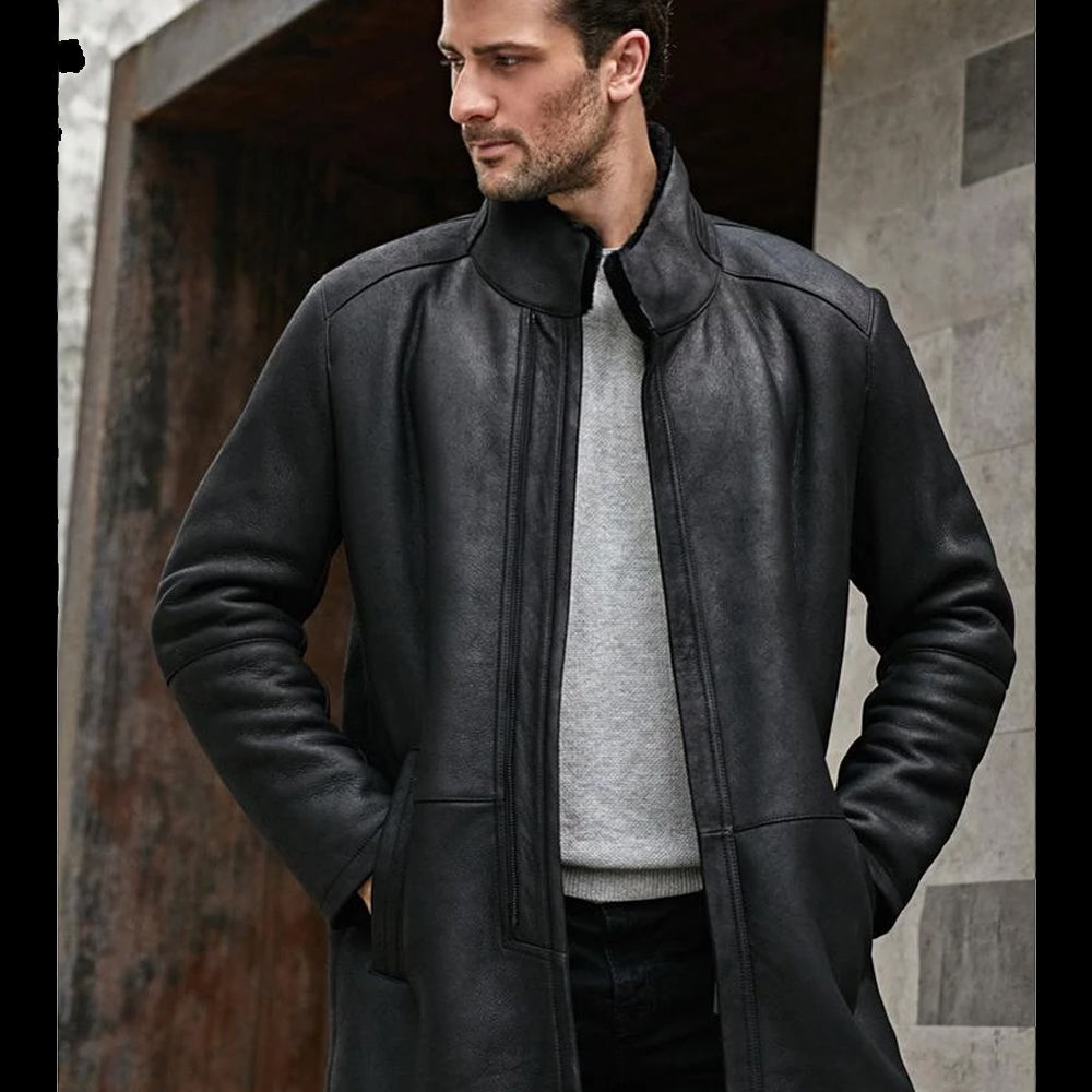 shearling coat | shearling jacket