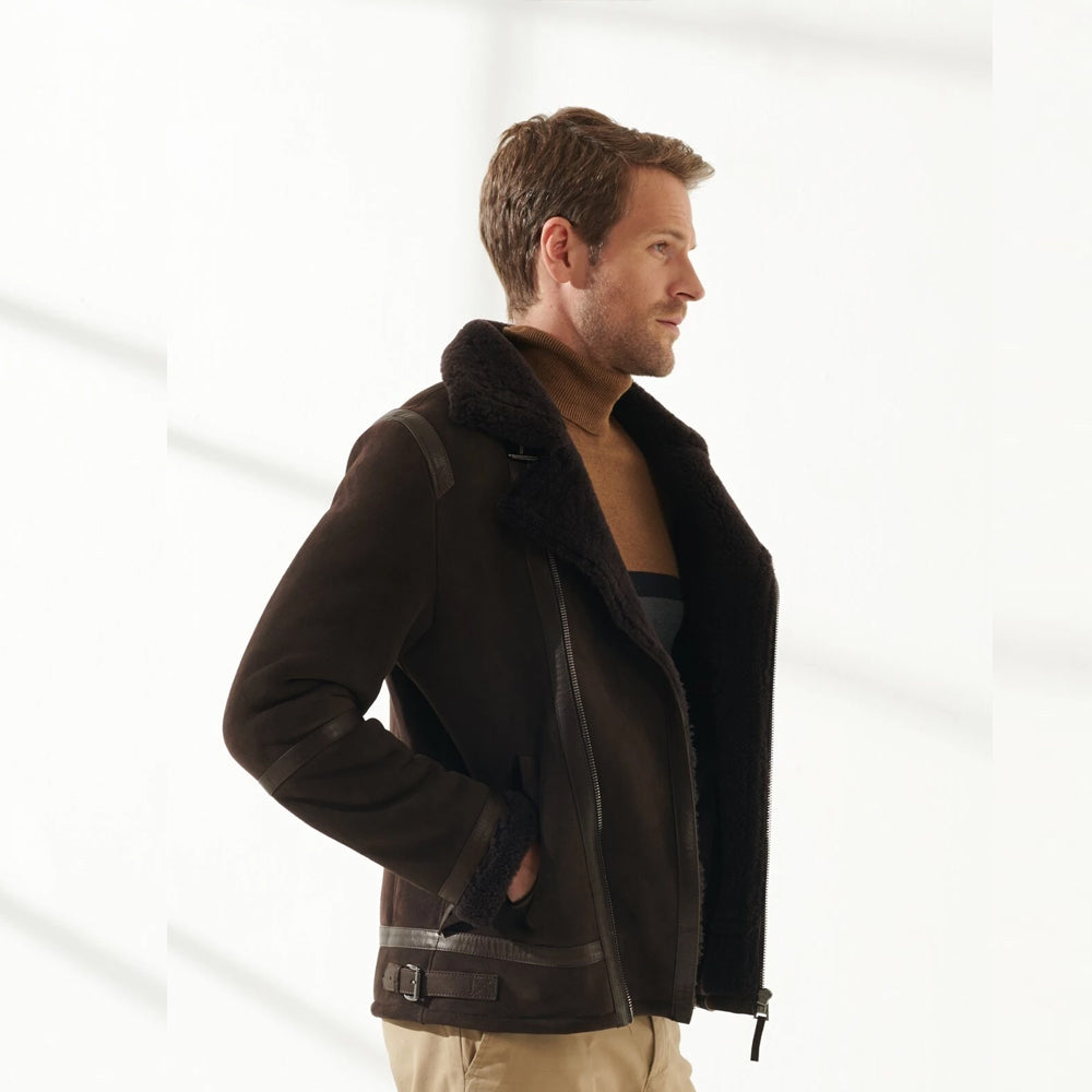 New shearling leather jakets | best shearling jacket and coat